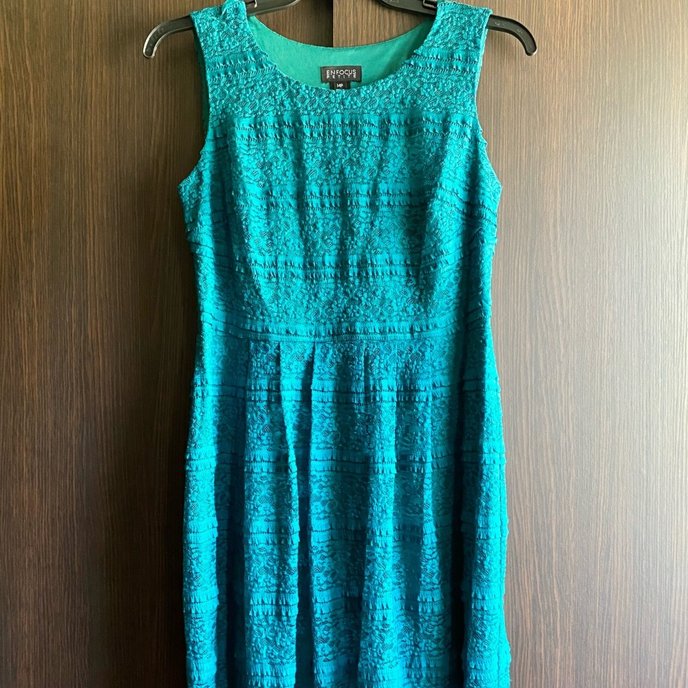 Enfocus Petite A-Line Sleeveless Dress